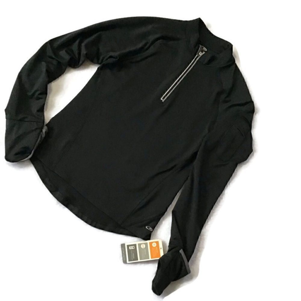 COPY - C9 Champion DuoDry 1/4 Zip Mitten Running Top